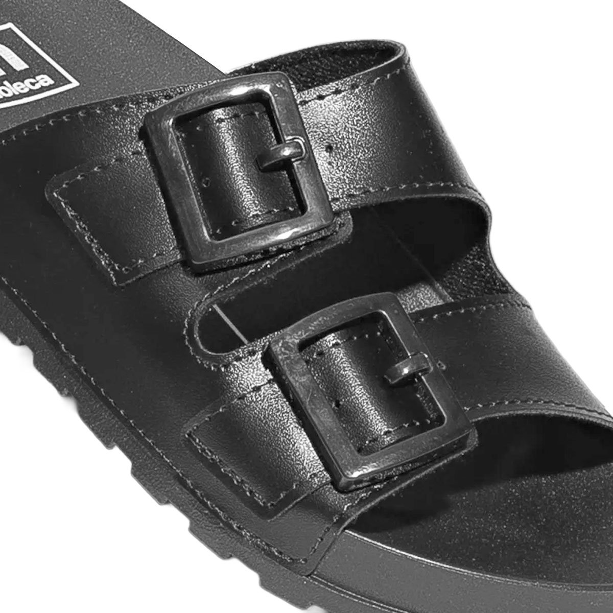 Tamanco Moleca Napa Sardenha Preto Confortavel e Moderno Preto 6