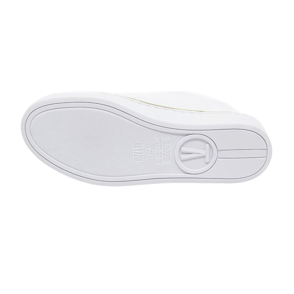 Tenis Vizzano Feminino Branco Casual Clean Confortavel Branco 5