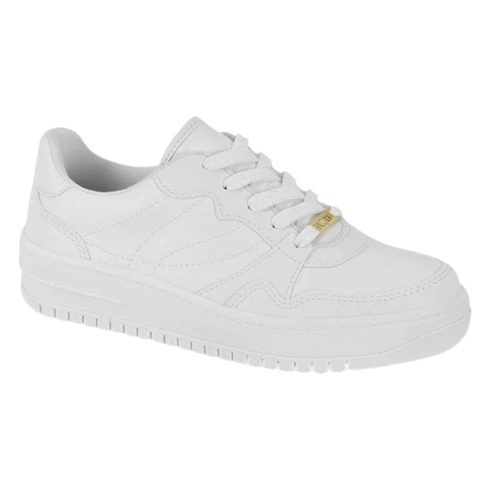 VIZZANO Tenis Branco Plataforma Elegancia e Conforto Branco 5