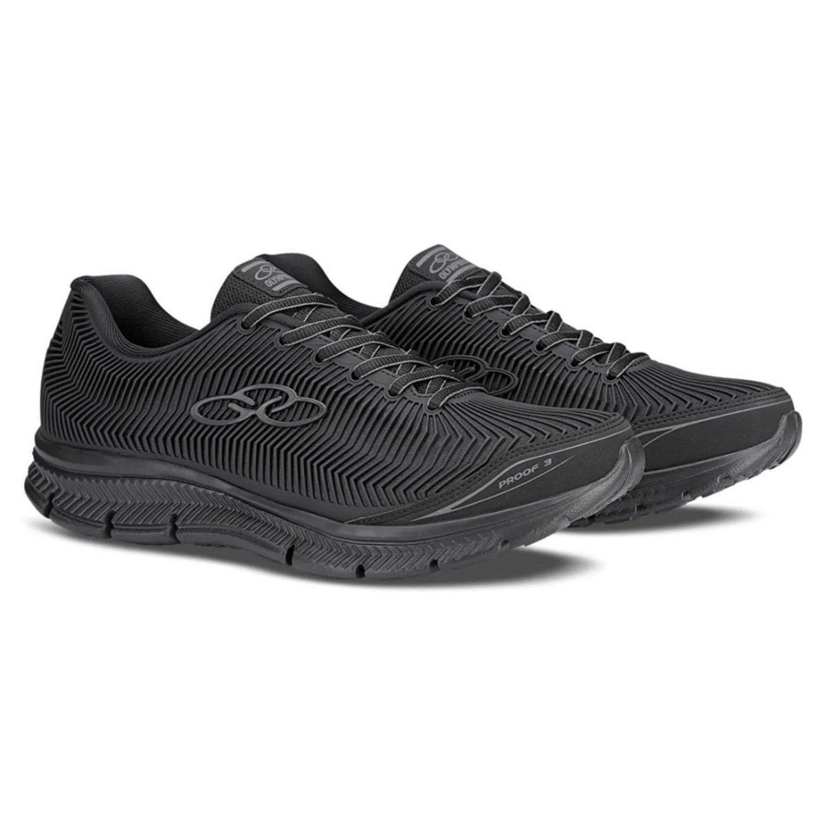 Tenis Olympikus Masculino Proof 3 Preto Chumbo Conforto Preto/Chumbo 3
