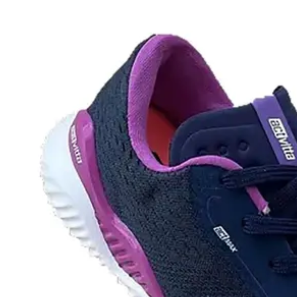 Tenis Feminino Activitta Marinho Violeta Conforto Casual Marinho/Violeta/Branco 5