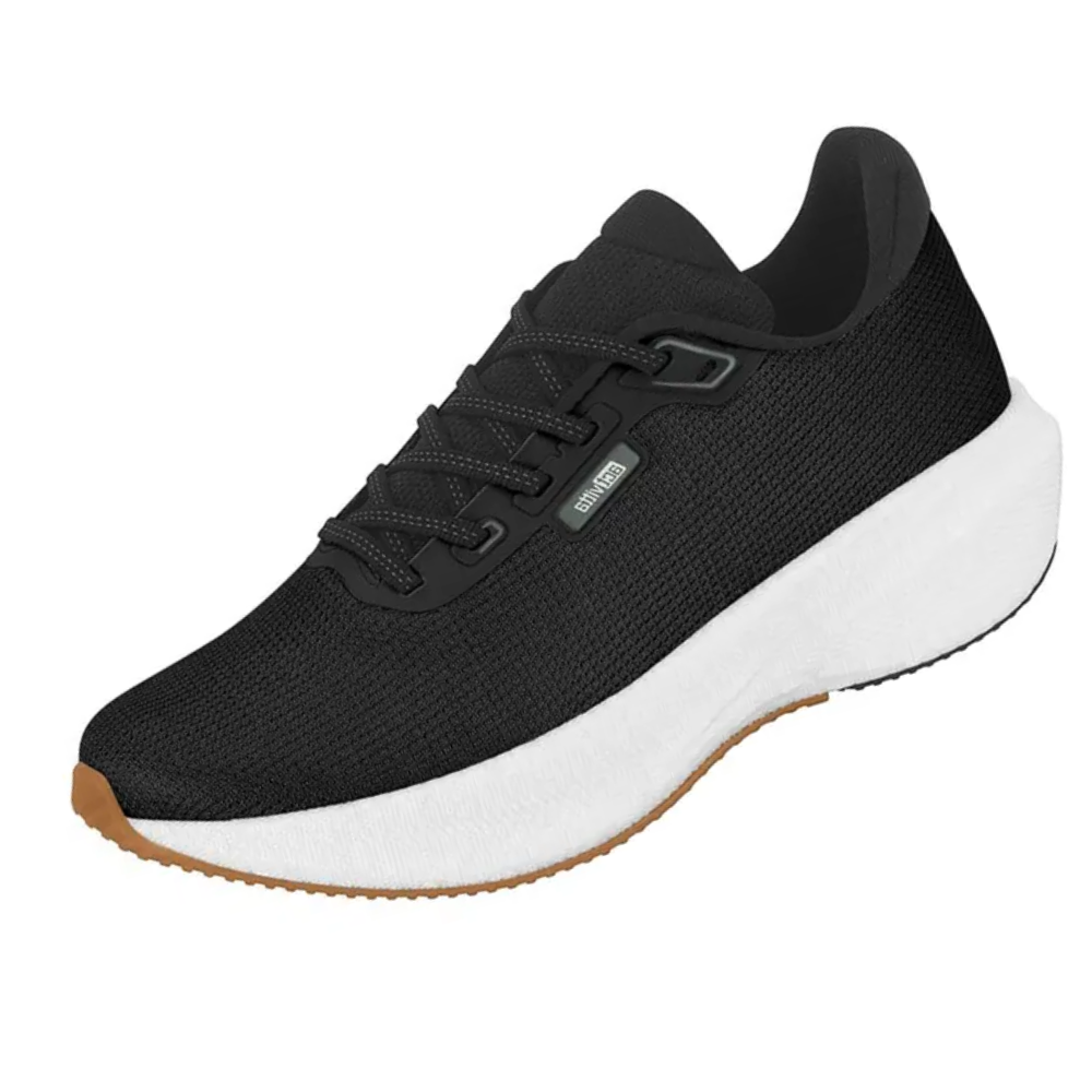 Tenis Casual Actvitta Respiravel Dia a Dia Leve Preto/Chumbo/Branco 2