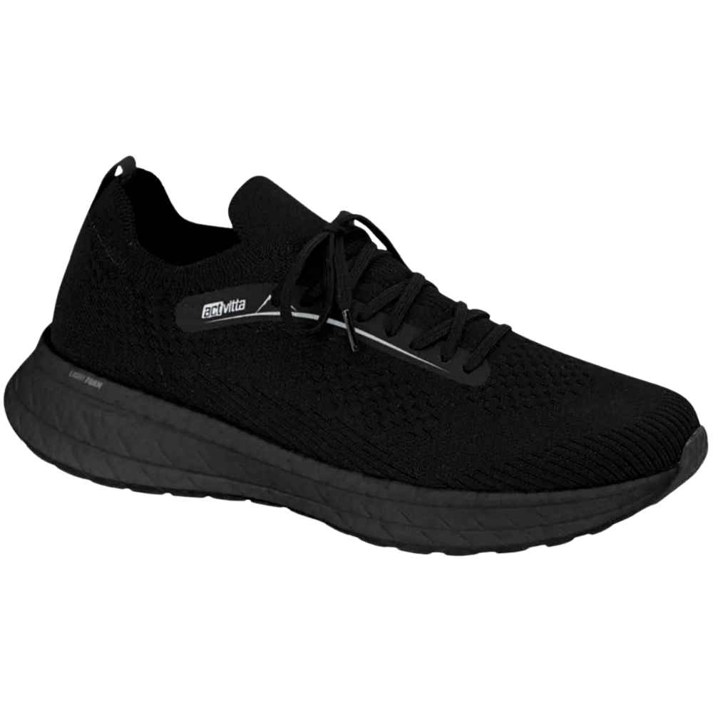Tenis Casual Actvitta Leveza Extrema Antiderrapante Preto Cinza 