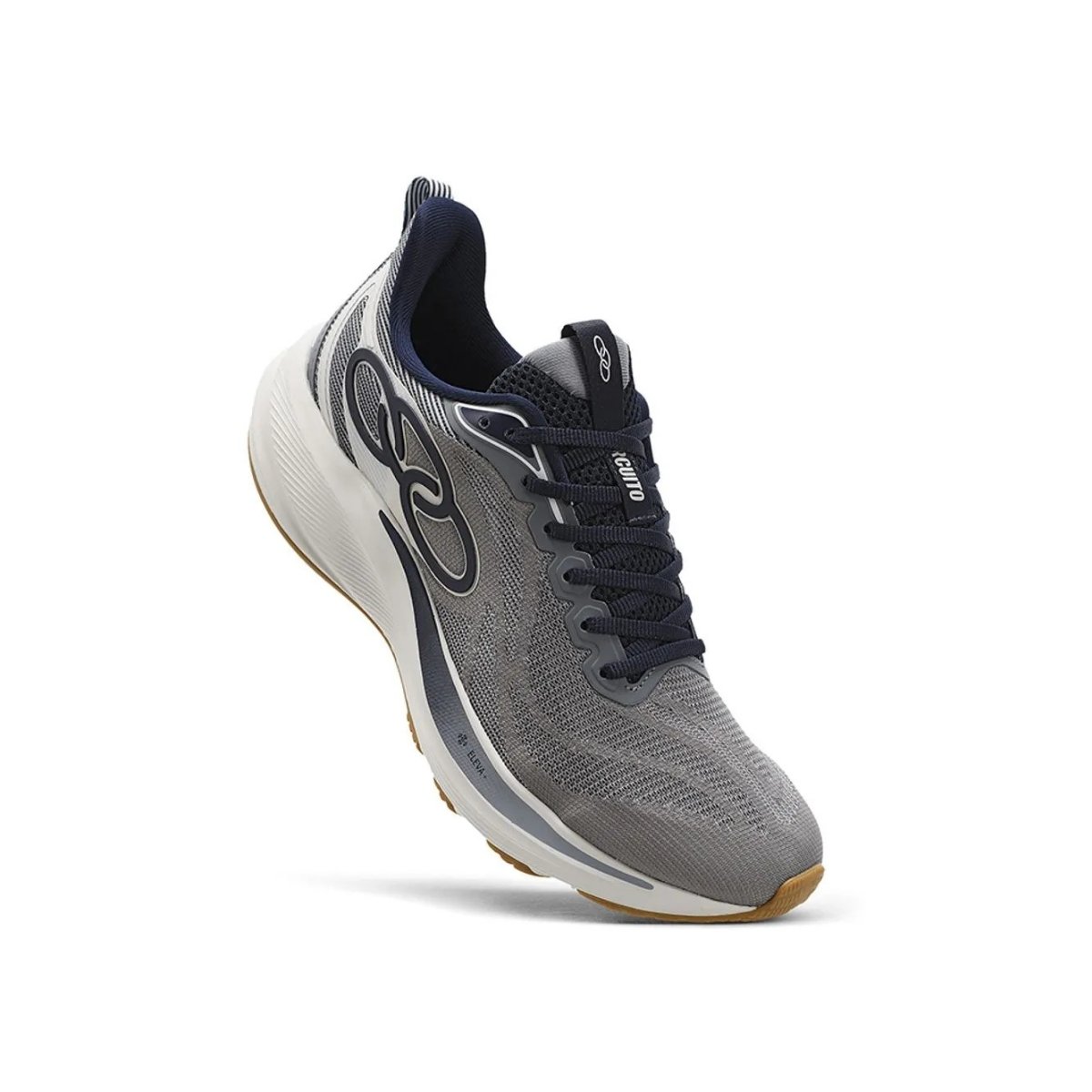 Tenis Olympikus Circuito Masculino Cinza Treino Caminhada Cinza/Escuro/Marinho 3