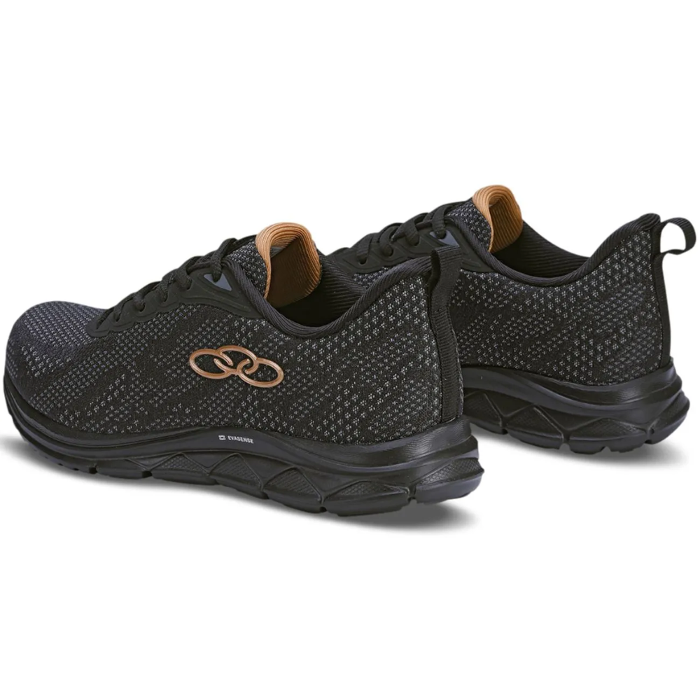 Tenis Olympikus Feminino Citrus 2 Preto Bronze Casual Preto 2