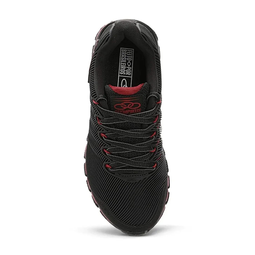 Tenis Olympikus Dynamic Infantil Preto Vermelho Preto/Vermelho 2