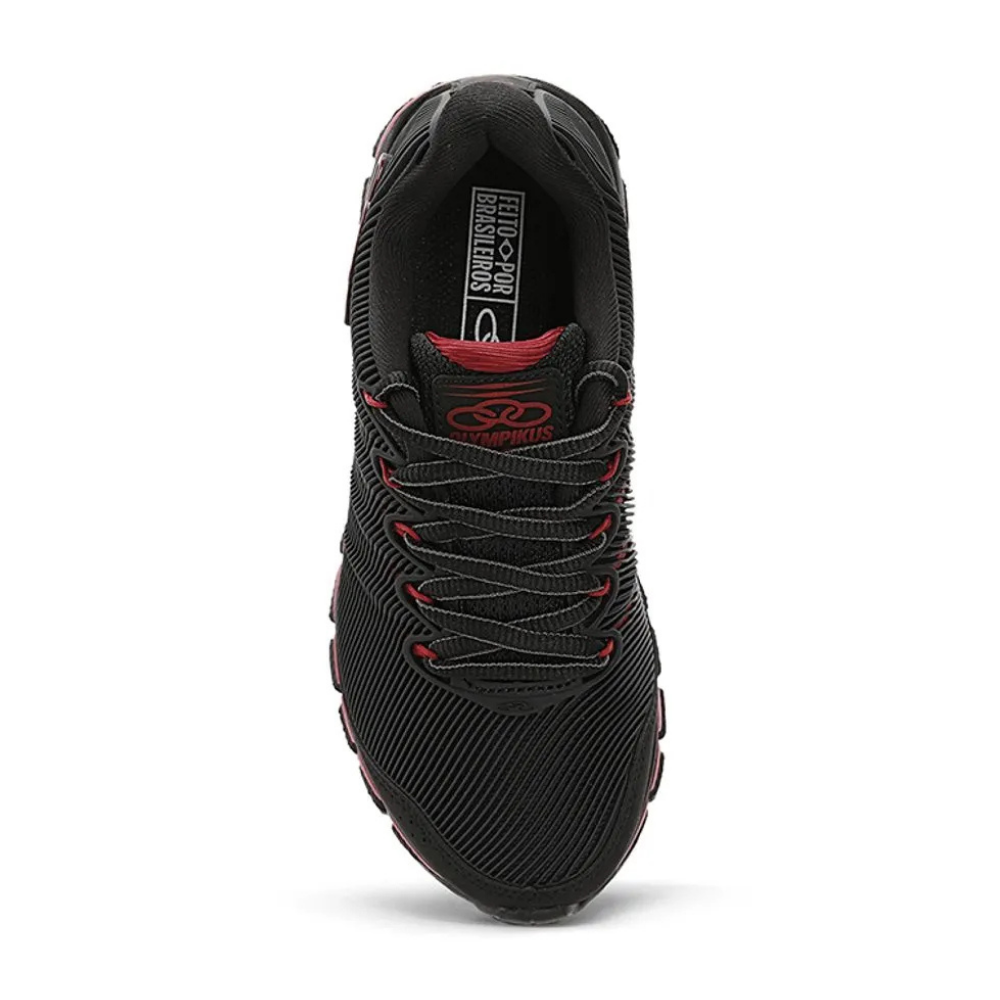 Tenis Olympikus Dynamic Infantil Preto Vermelho Preto/Vermelho 2