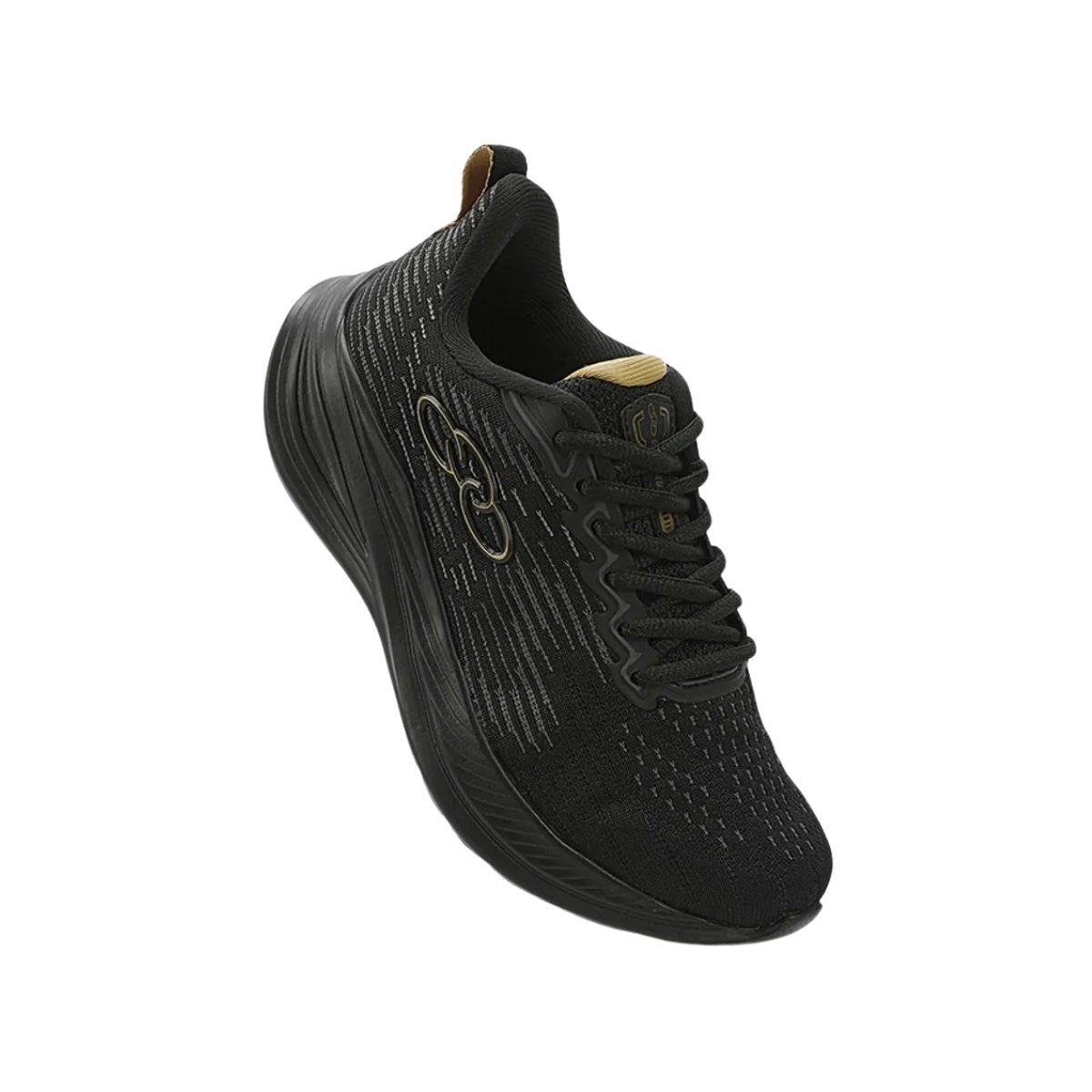 Olympikus Marte Infantil Preto Dourado Conforto e Estilo Preto/Dourado 4