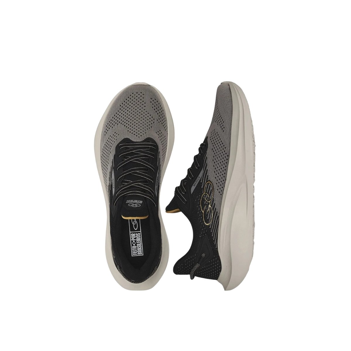 Olympikus Mescla Tenis Masculino Conforto e Estilo Pewter/Preto 2