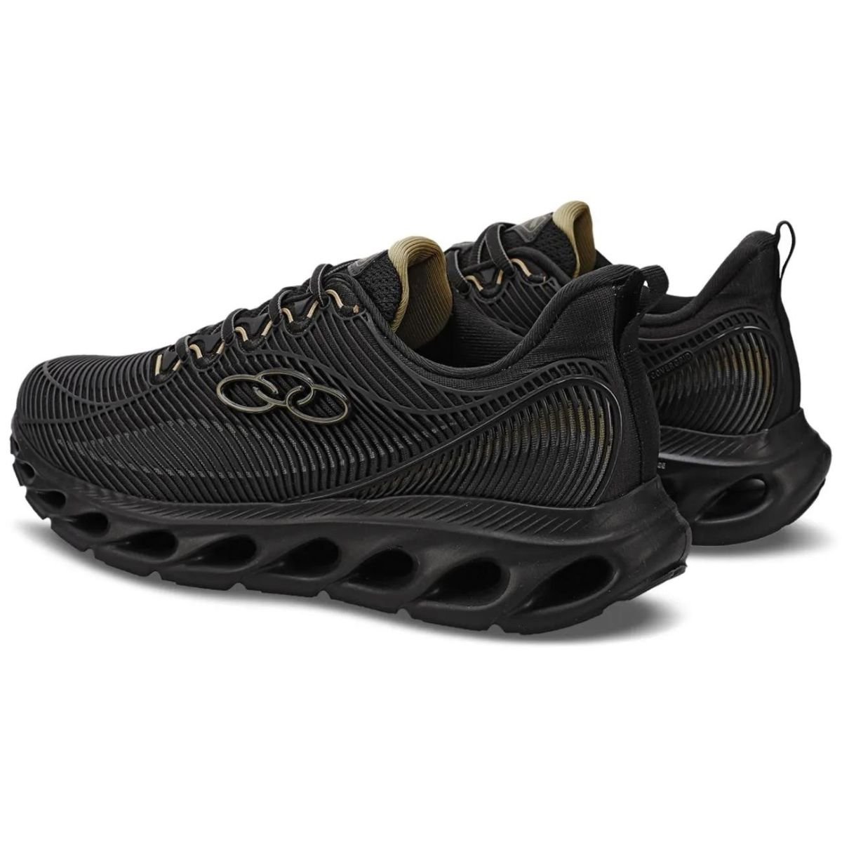 Tenis Olympikus Perfect 4 Masculino Preto Dourado Preto/Dourado 4