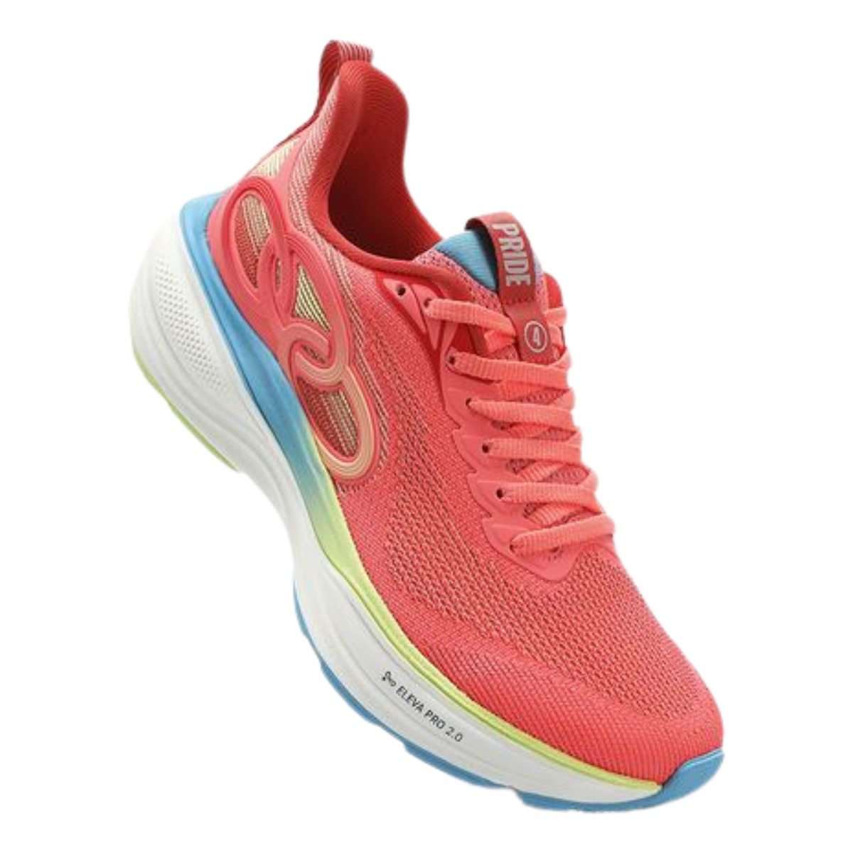 Tenis Olympikus Pride 4 Infantil Coral Casual Confortavel Coral/Lima 3