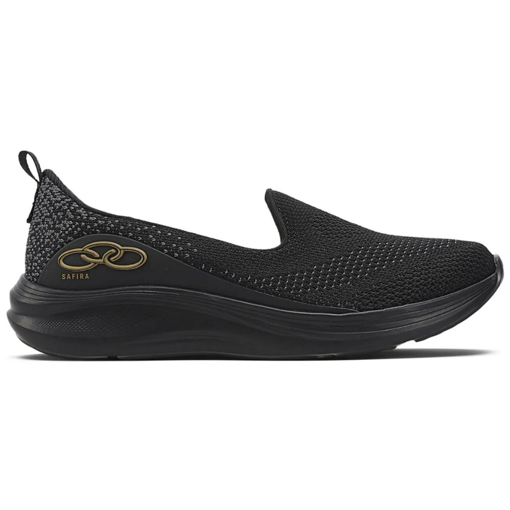 Tenis Olympikus Safira Slip-on Feminino Preto 346455