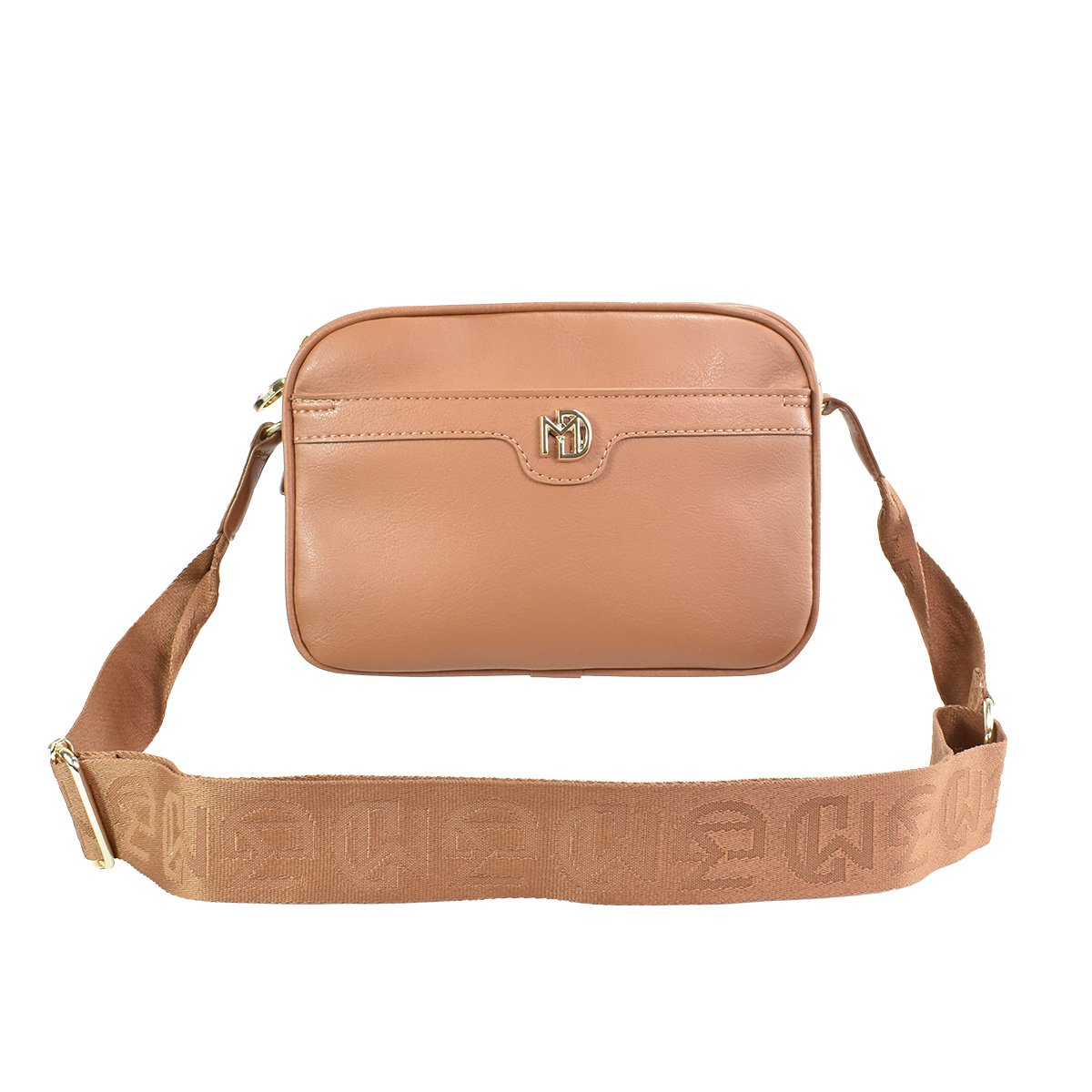 Bolsa Modare Casual Com Alca Moderna Tranversal Feminina Camel Camel 3