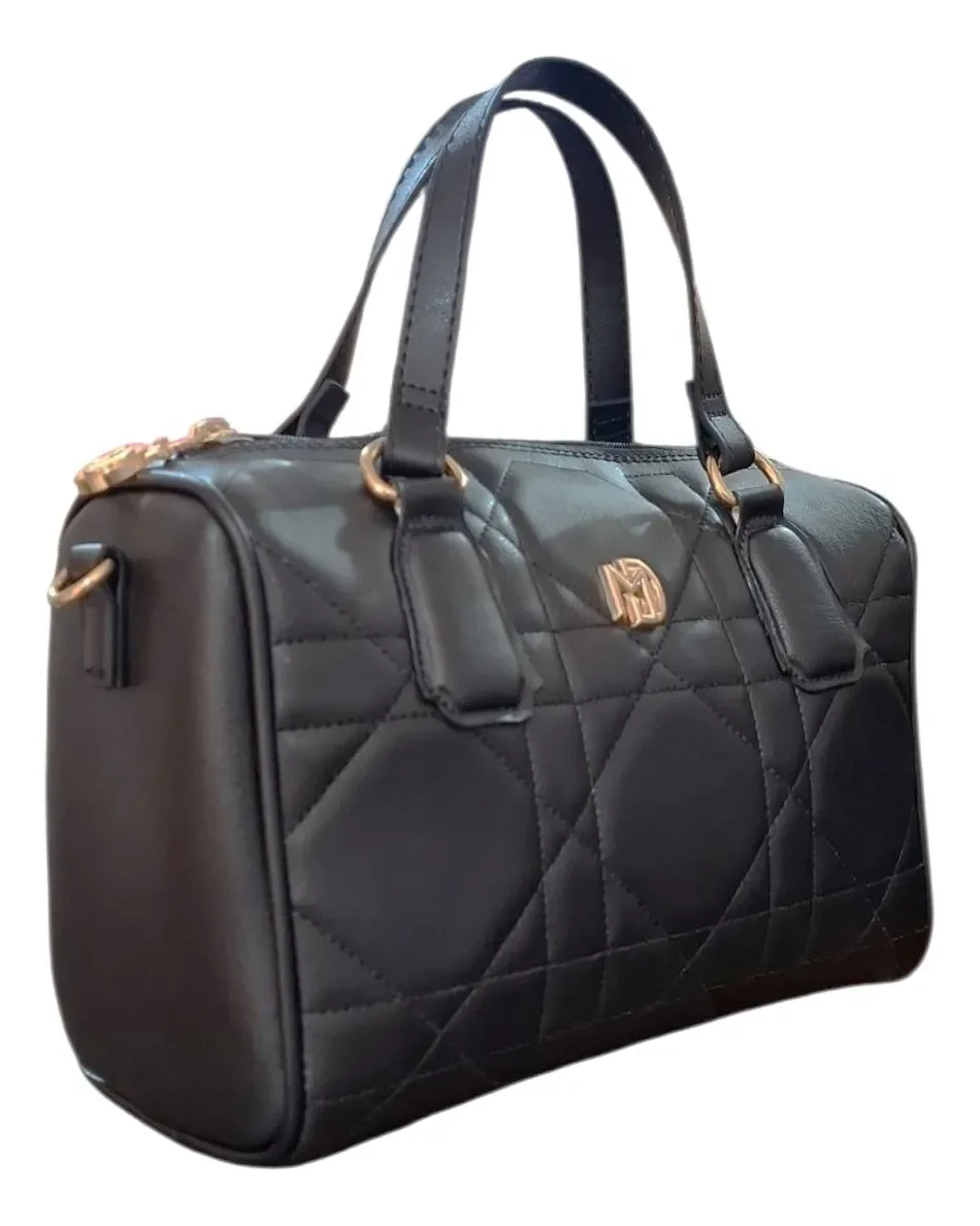 Bolsa Modare Napa Soft Preta Elegancia e Conforto Preto 4