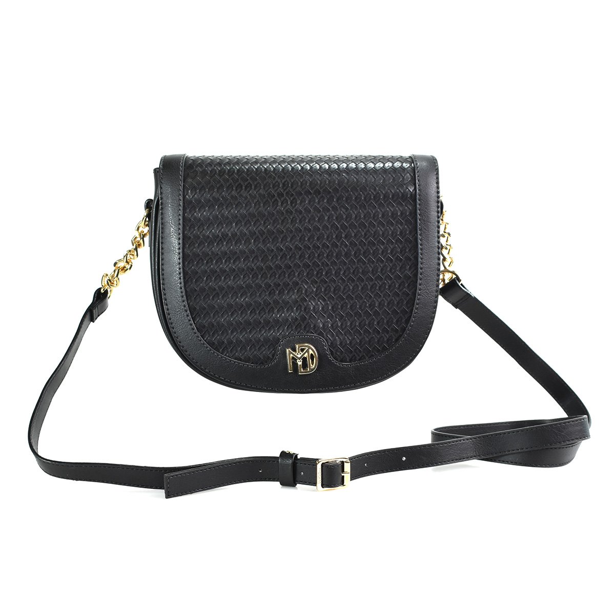 Bolsa Modare Napa Preta Elegancia e Praticidade Preto 3