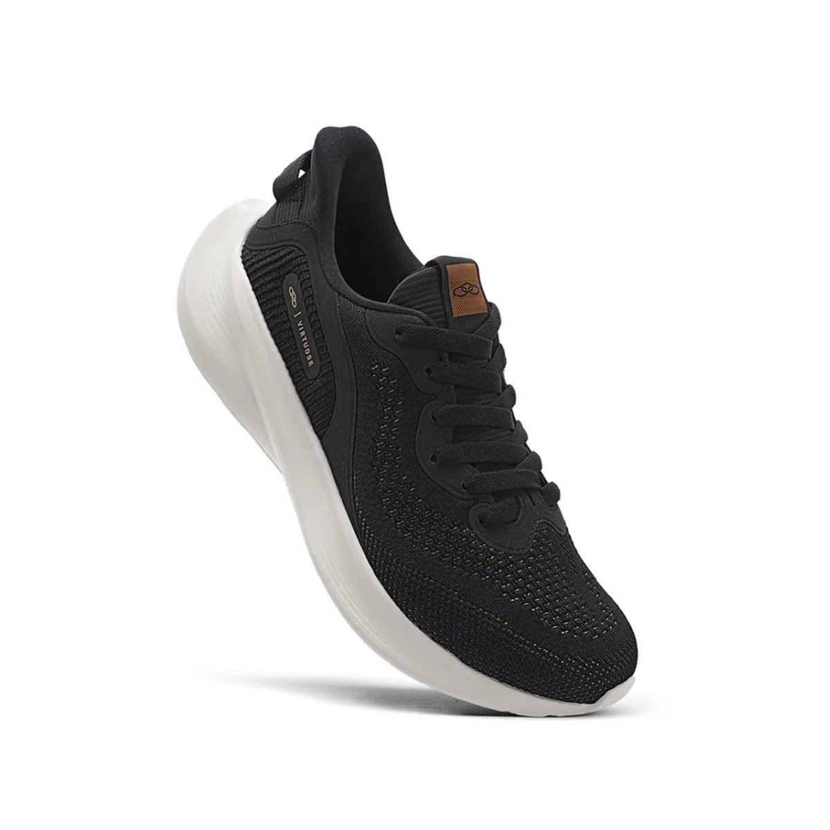 Tenis Olympikus Virtuose Preto Caminhada Confortavel Preto 3