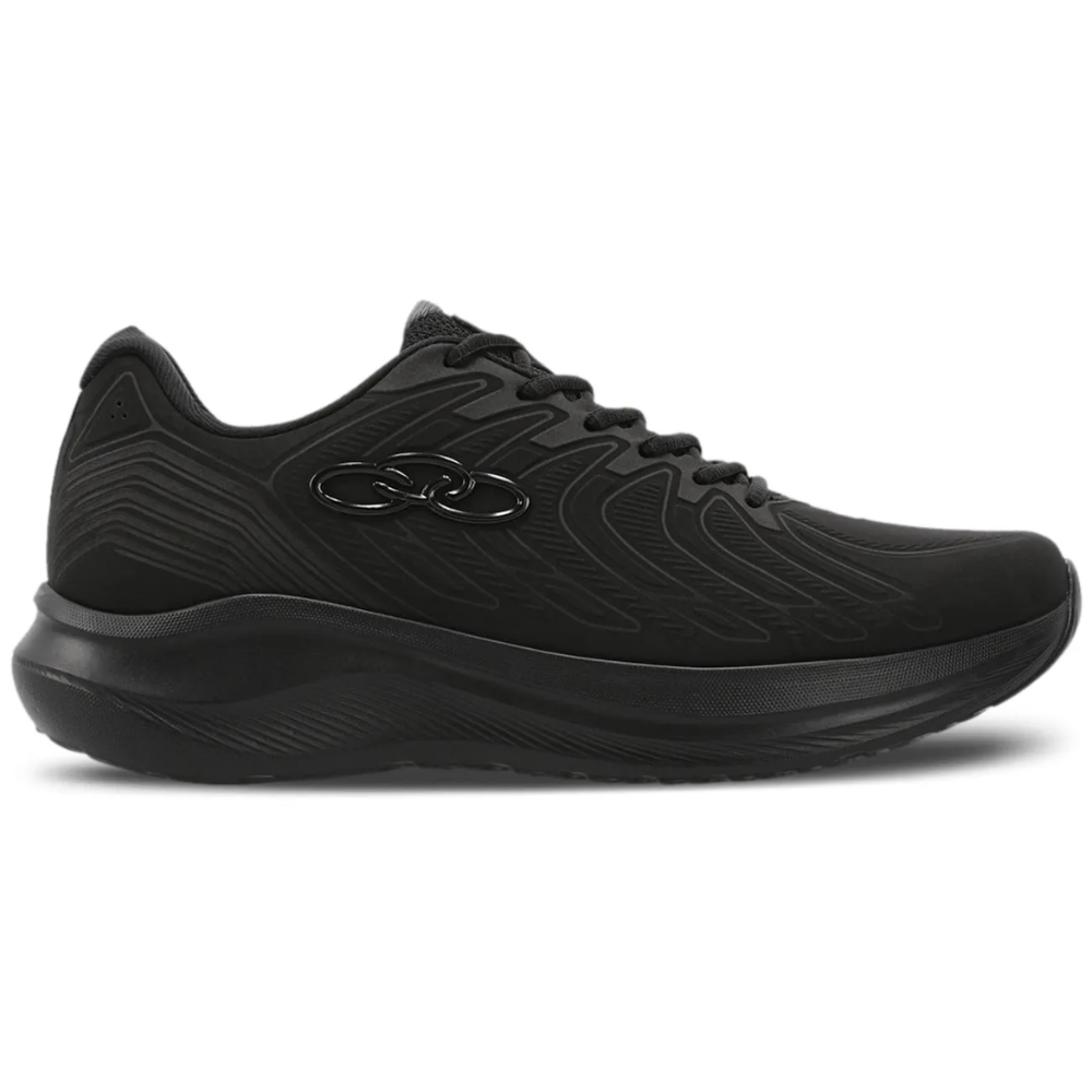 Tenis Olympikus Volcan 2 Masculino Confortavel Caminhada Preto 1