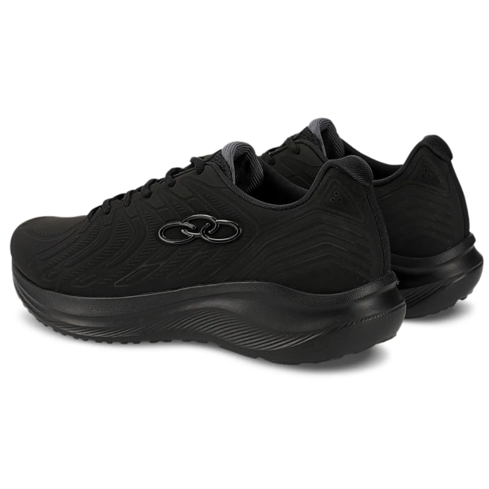 Tenis Olympikus Volcan 2 Masculino Confortavel Caminhada Preto 4