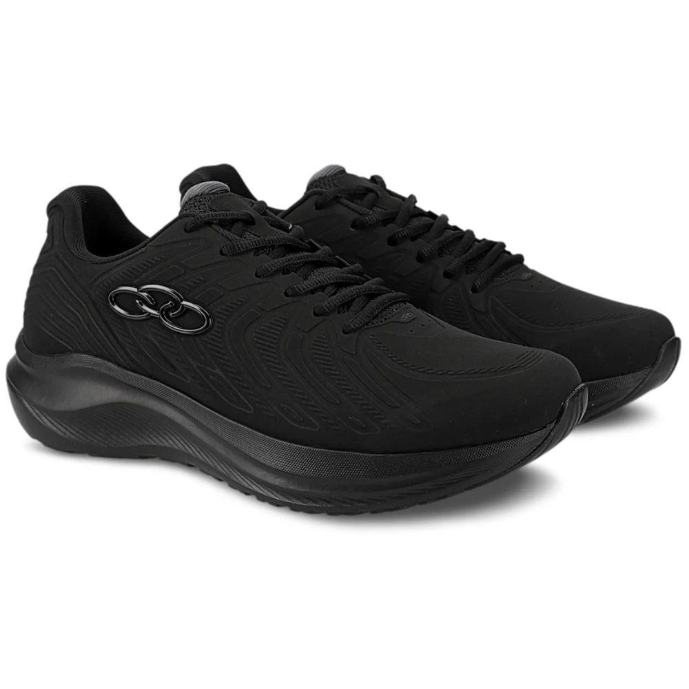 Tenis Olympikus Volcan 2 Masculino Confortavel Caminhada Preto 2