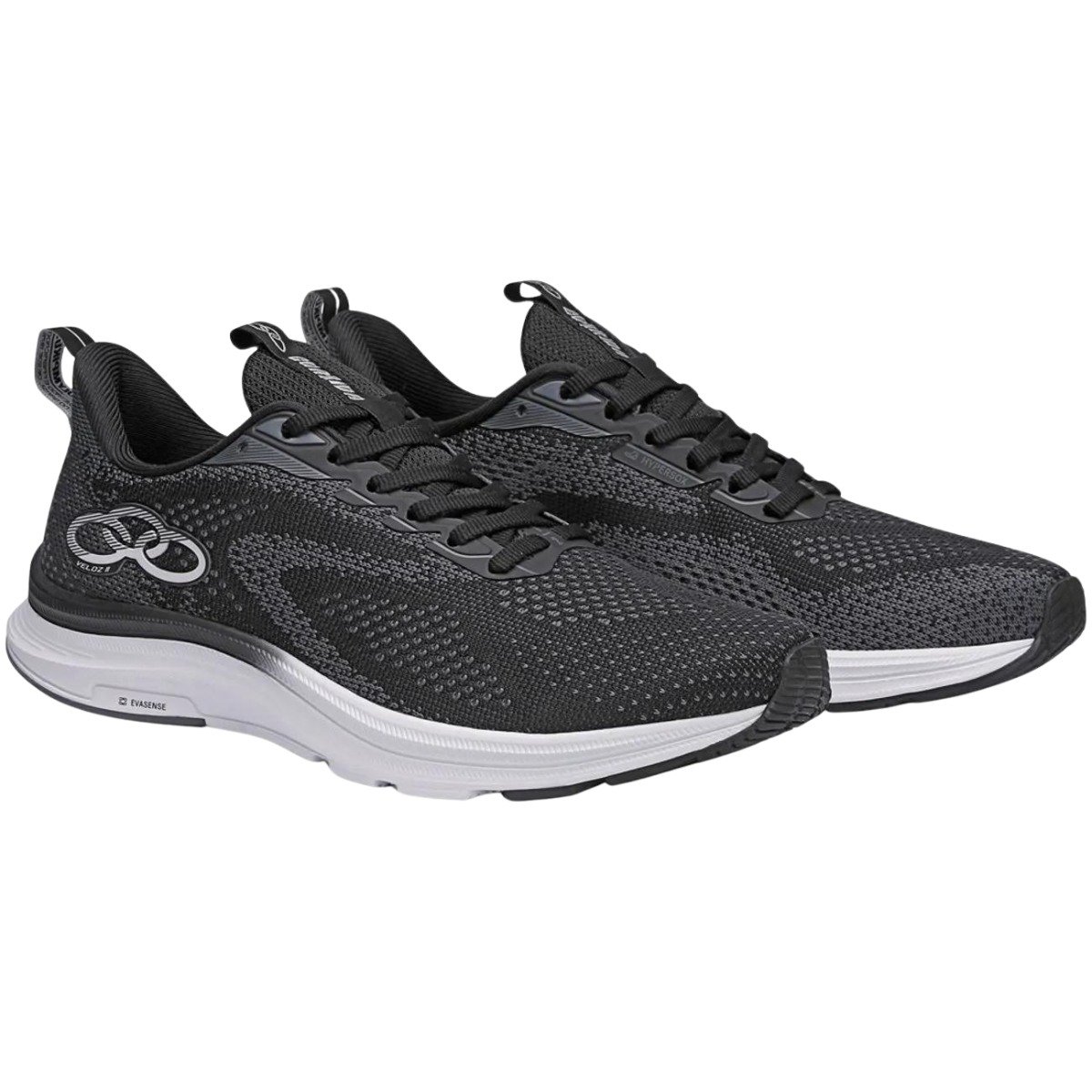 Olympikus Veloz 2 Masculino Conforto e Performance Preto/Chumbo 3