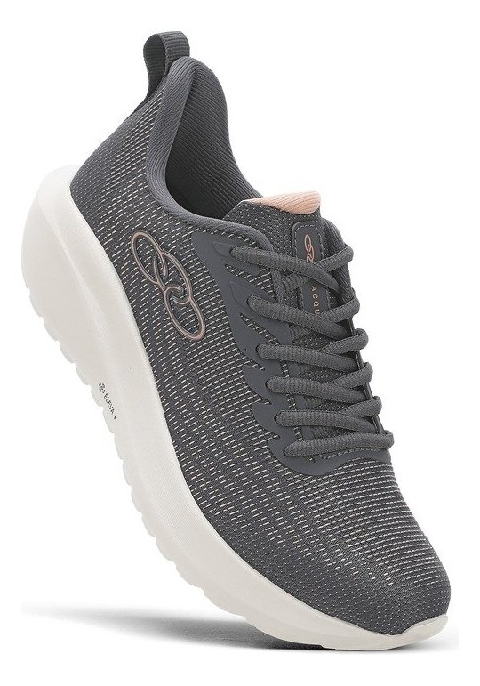 Tenis Olympikus Acqua Infantil Confortavel Casual Cinza 3