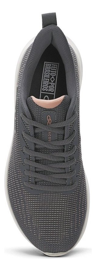 Tenis Olympikus Acqua Infantil Confortavel Casual Cinza 4