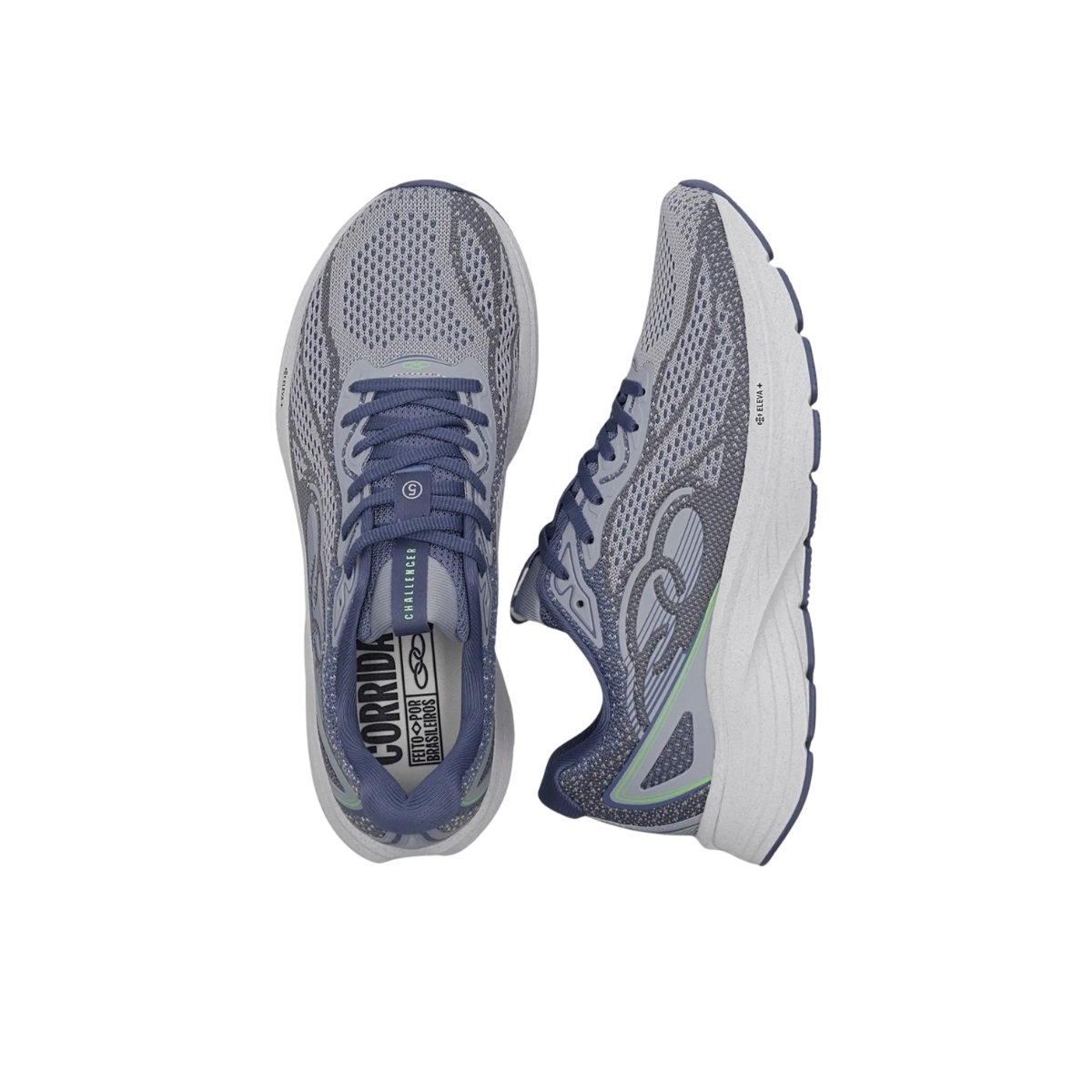 Olympikus Challenger 5 Tenis Masculino Conforto e Performance Cinza 4