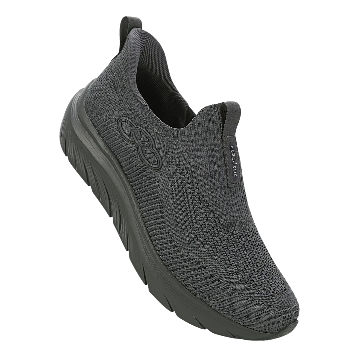 Tenis Olympikus Clic Slip On Masculino Chumbo Caminhada Chumbo 2