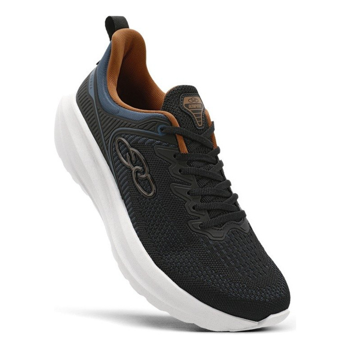 Tenis Olympikus Curva Preto Academia Confortavel Preto/Petróleo 2