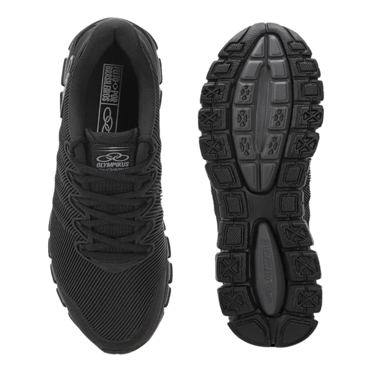 Olympikus Dynamic Masculino Preto Tenis Esportivo Preto 3