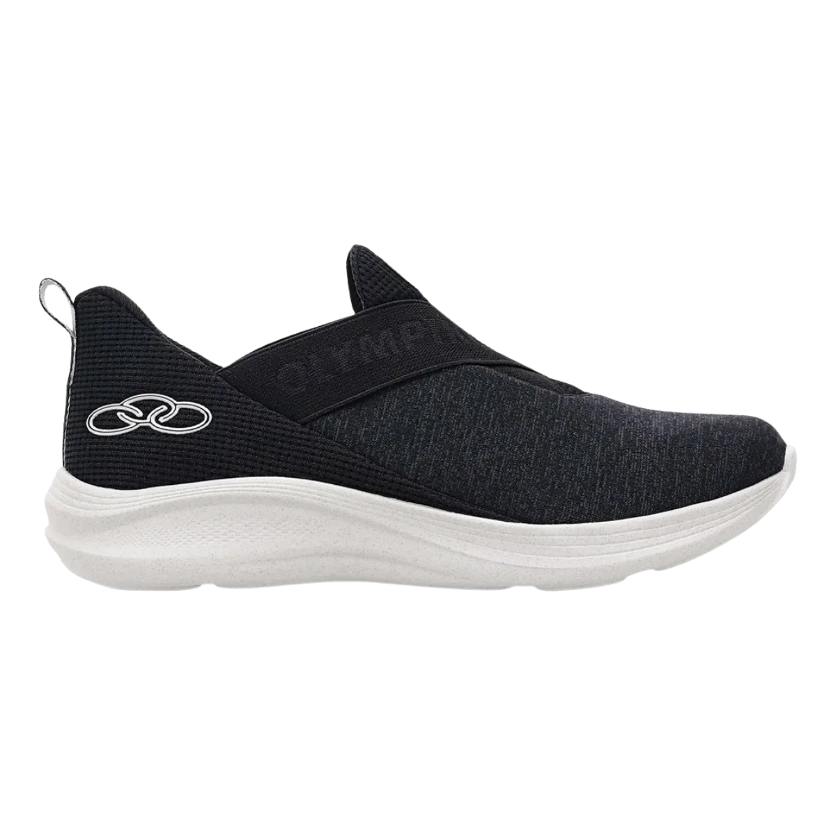 Tenis Olympikus Easy 3 Feminino Mescla Preto Casual