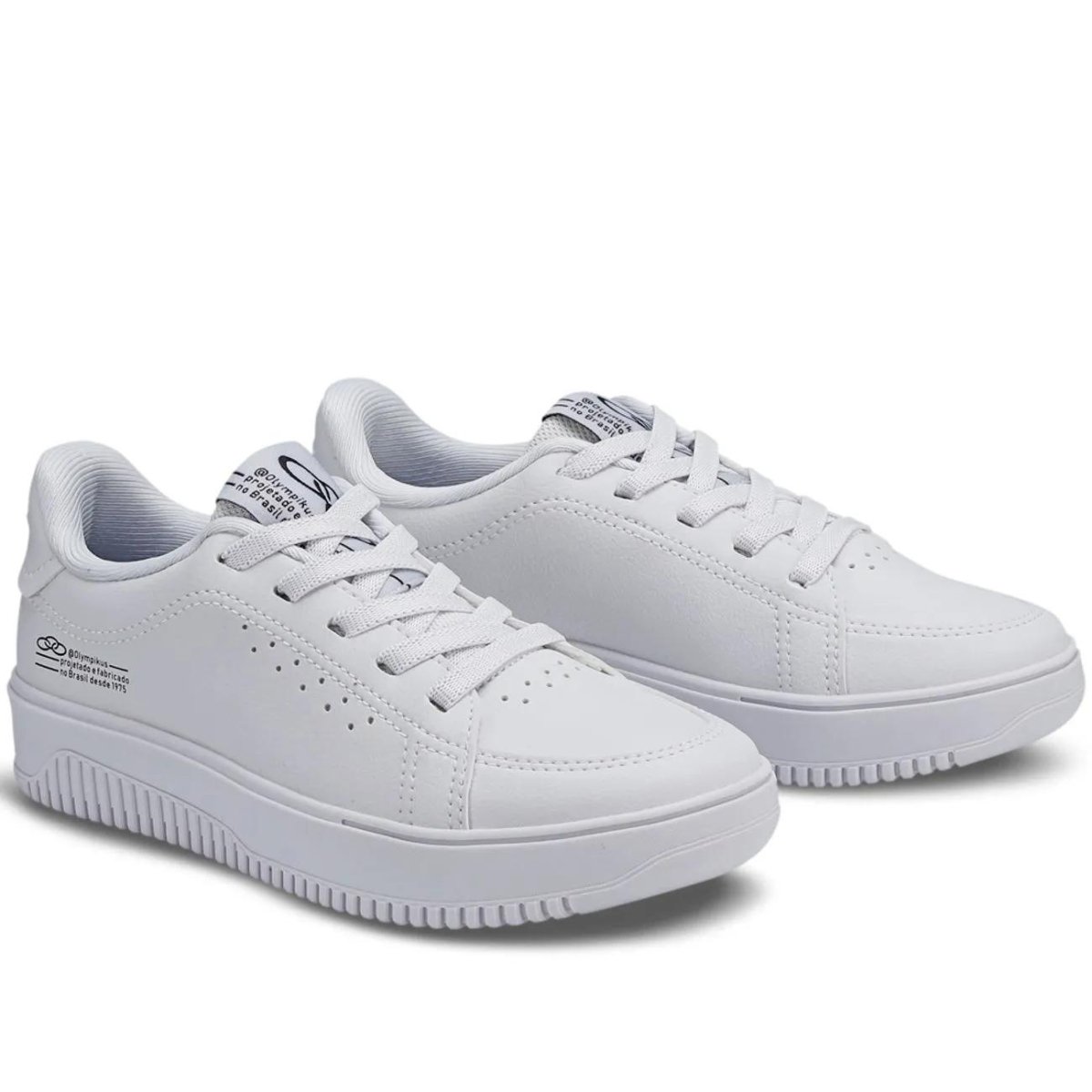Tenis Olympikus Masculino Eros Branco Casual Branco 2