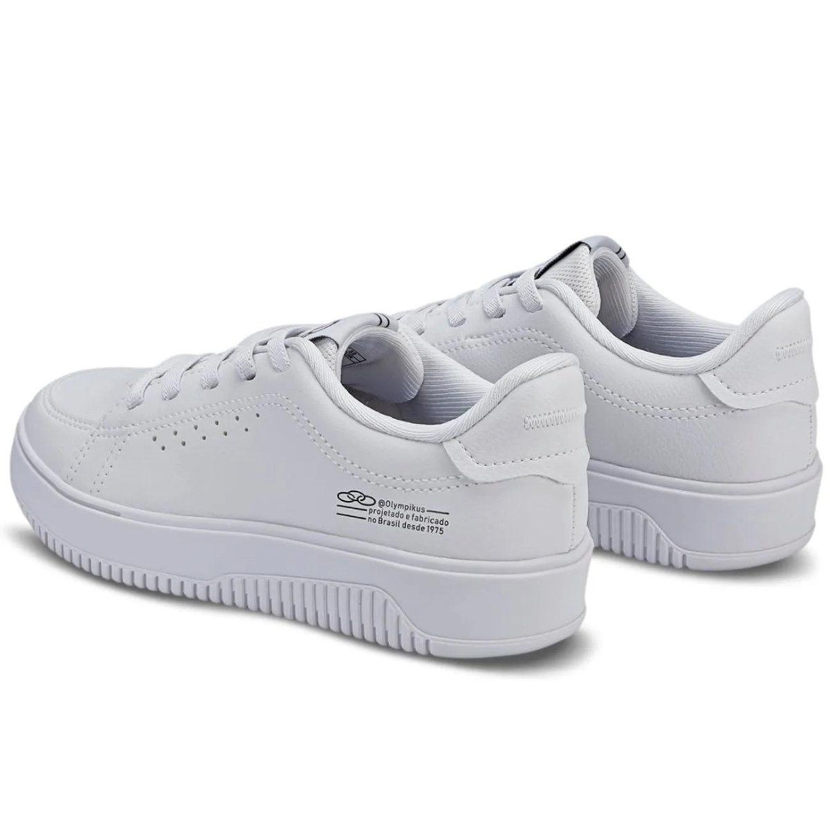 Tenis Olympikus Masculino Eros Branco Casual Branco 4