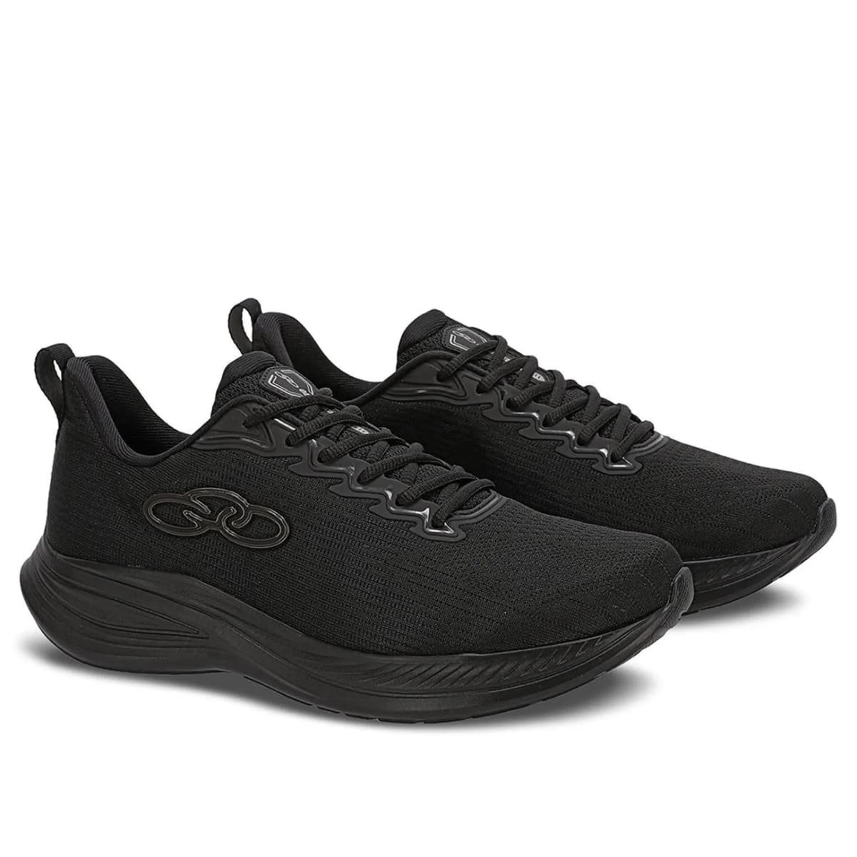 Olympikus Marte Tenis Masculino Preto Conforto e Estilo Preto 2