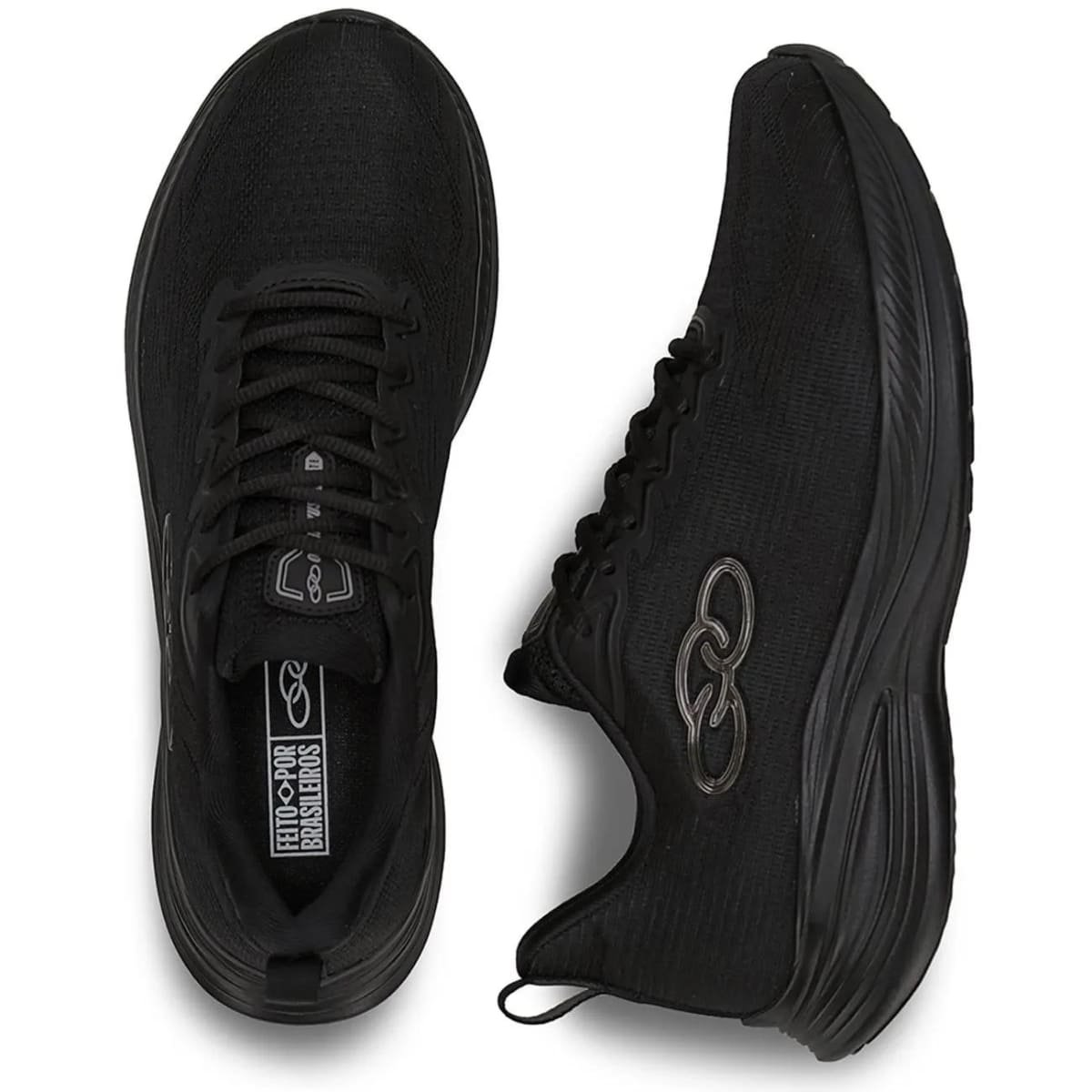 Olympikus Marte Tenis Masculino Preto Conforto e Estilo Preto 3