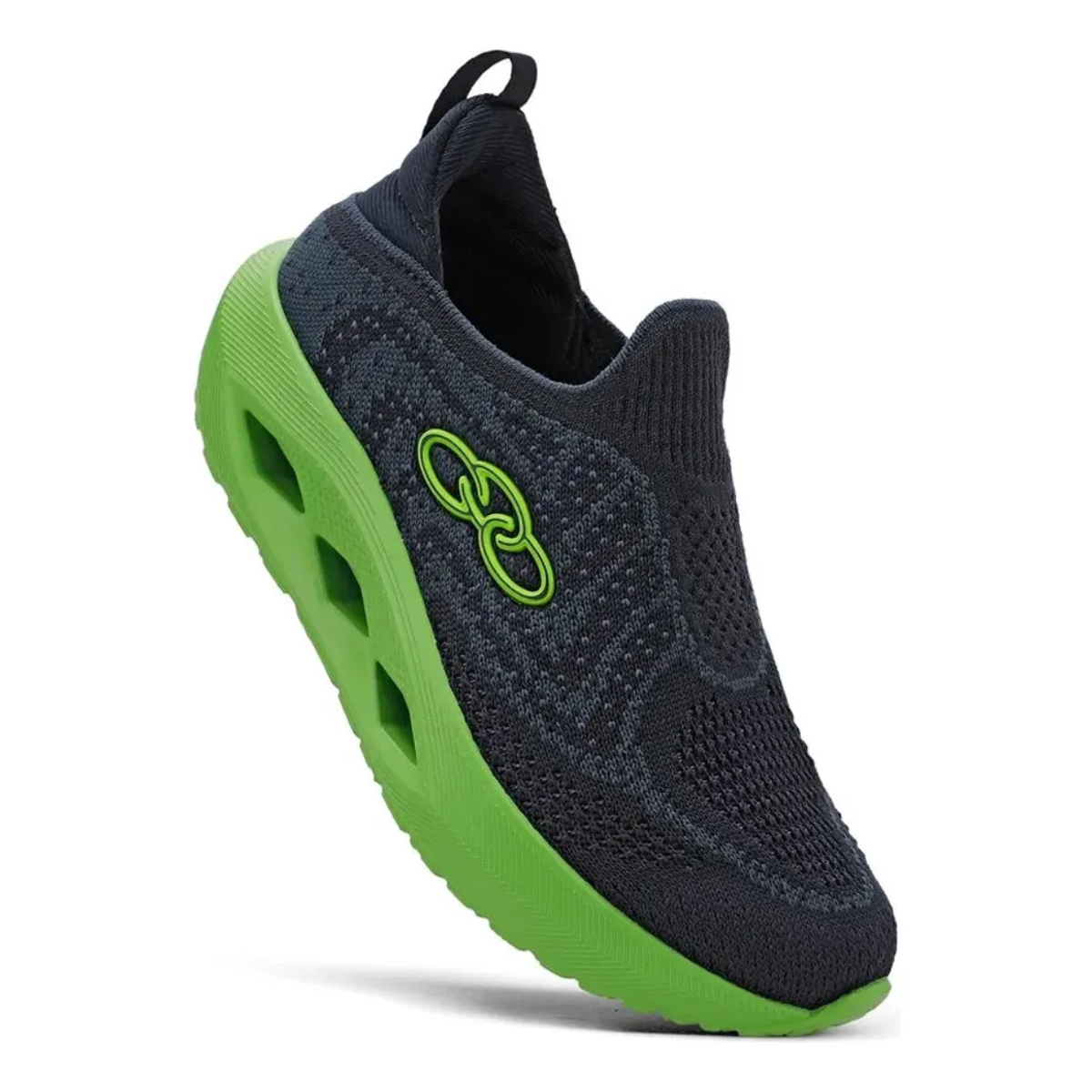 Tenis Olympikus Pixel Infantil Marinho Casual Confortavel Azul/Verde 3