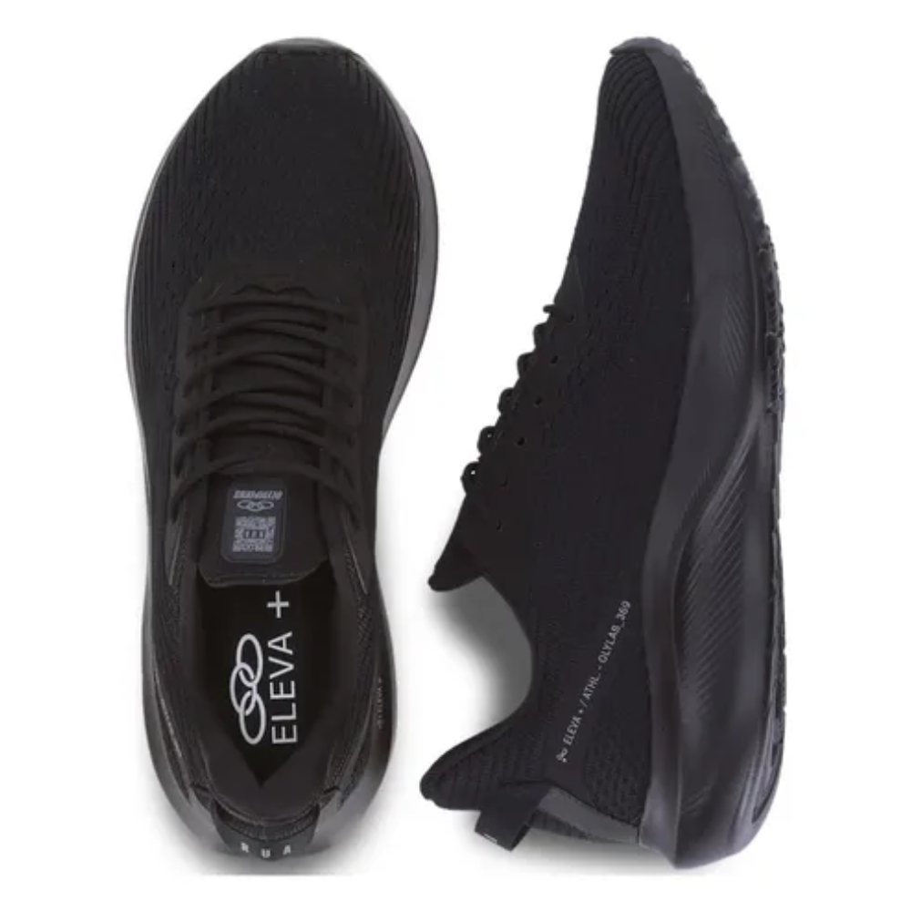 Tenis Olympikus Rua Masculino Preto Caminhada Confortavel Preto 3