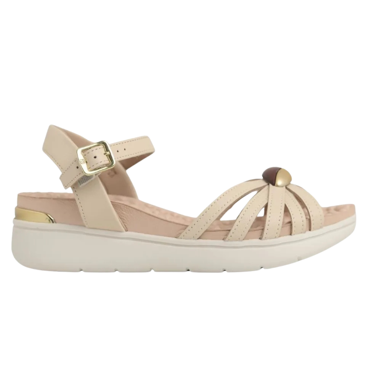 Sandalia Ultraconforto Modare Napa Floather Bege Uso Diario Bege 3