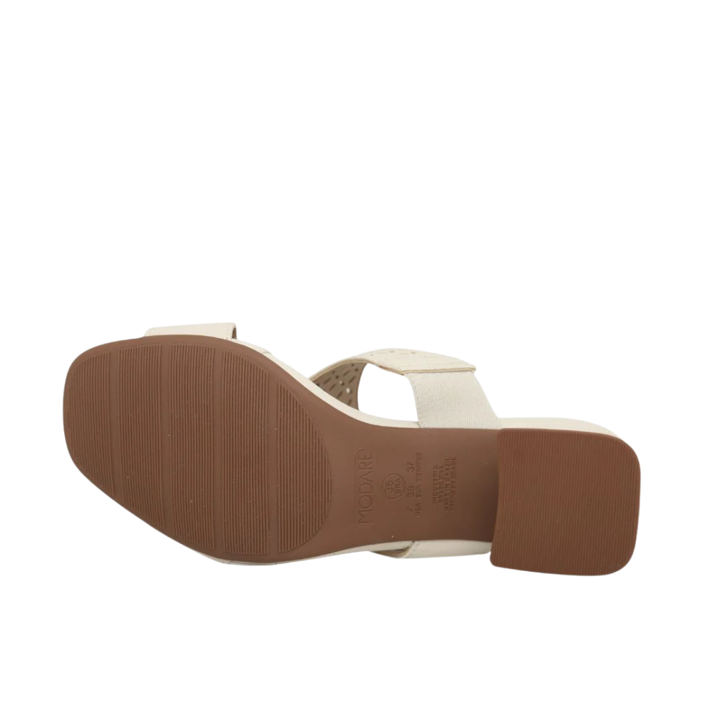 Modare Tamanco Napa Floather Branco Off Elegante 7172126 Off White 6