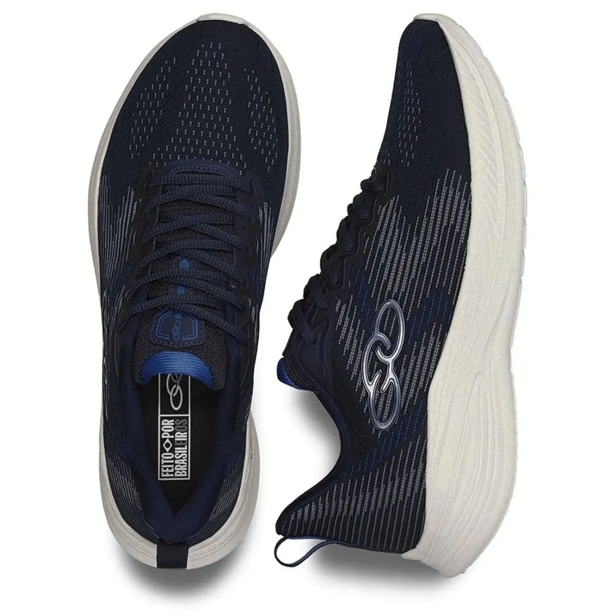 Tenis Olympikus Masculino Marte Marinho Lunar Amortecedor Preto 3