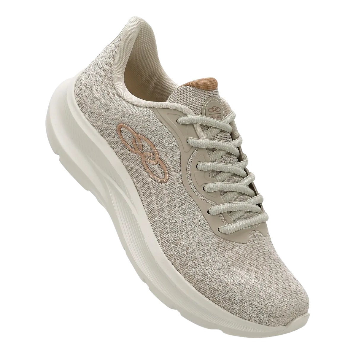 Tenis Olympikus Venus 3 Feminino Leve Treino e Corrida Marfim 2