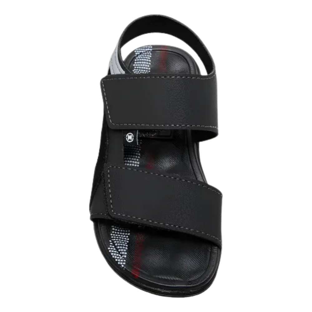 Sandalia Infantil Molekinho Masculina Preto Cinza Conforto Preto/Cinza 3