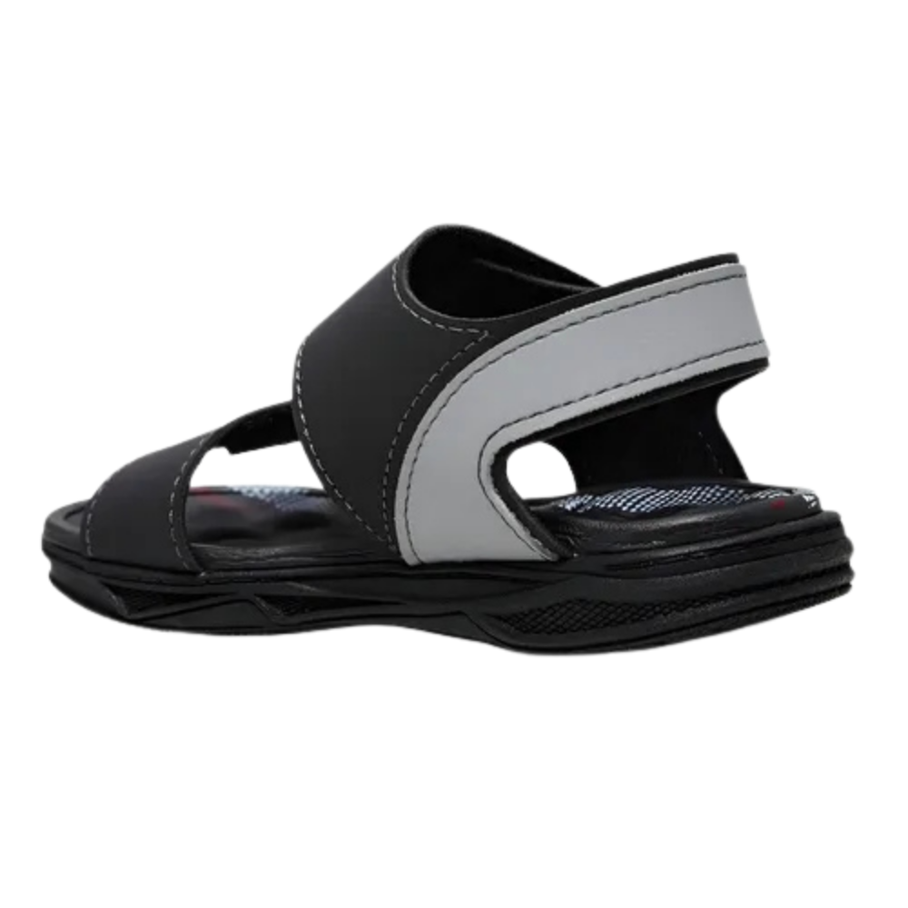 Sandalia Infantil Molekinho Masculina Preto Cinza Conforto Preto/Cinza 2