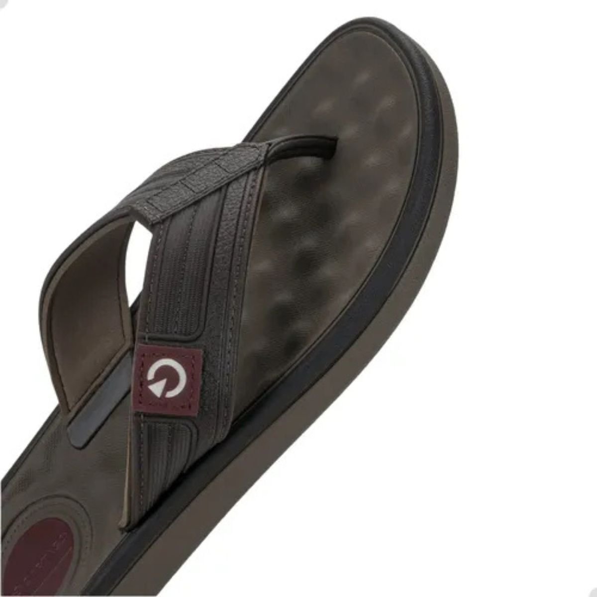 Chinelo Masculino Cartago Alabama Marrom Bordo Leve Resistente Marrom/Bordô 4