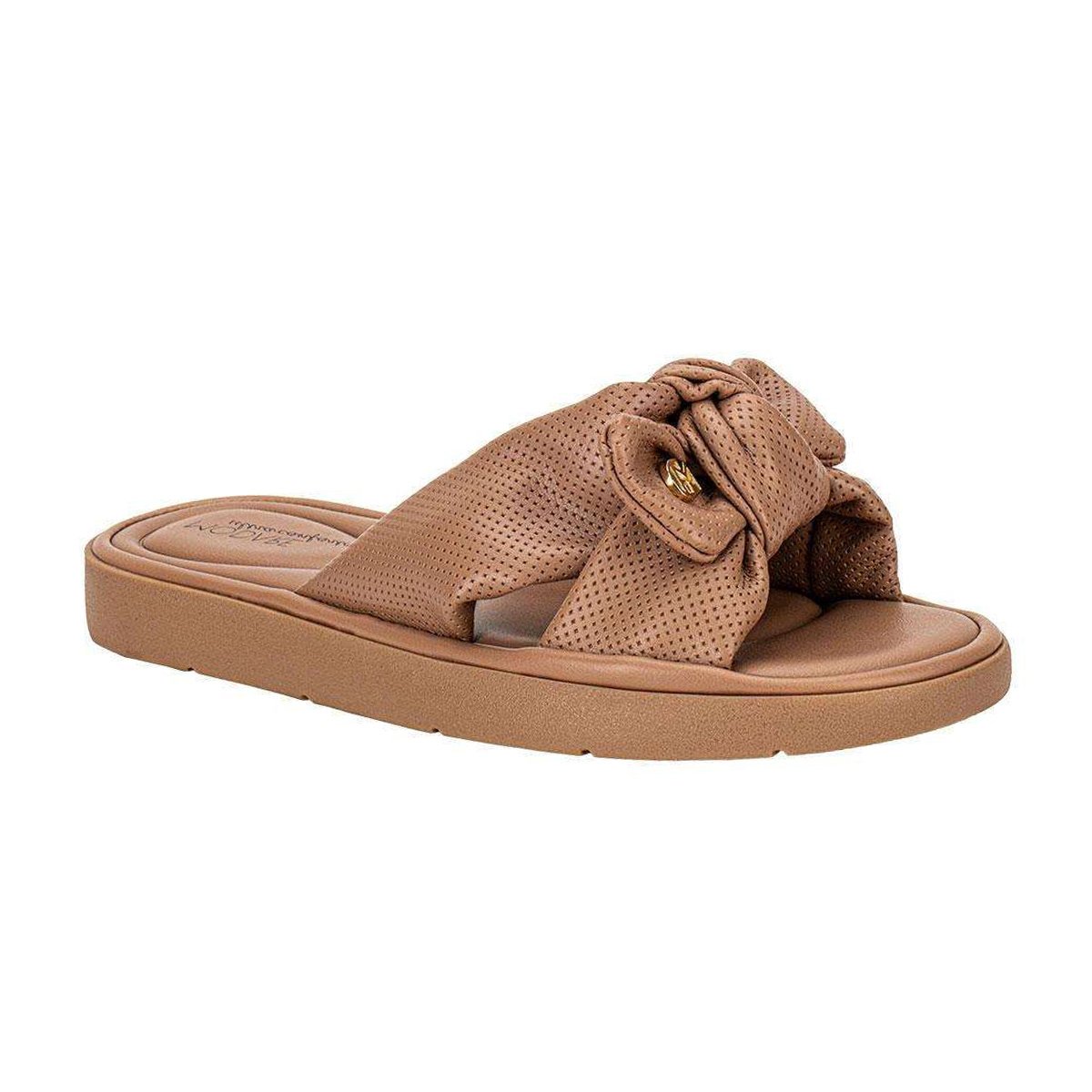 Tamanco Modare Nude Casual Feminino Confortavel e Leve