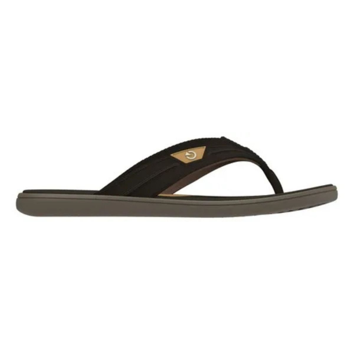 Chinelo Cartago Malta IV Masculino De Dedo Cinza Azul Marrom Marrom/Amarelo 4