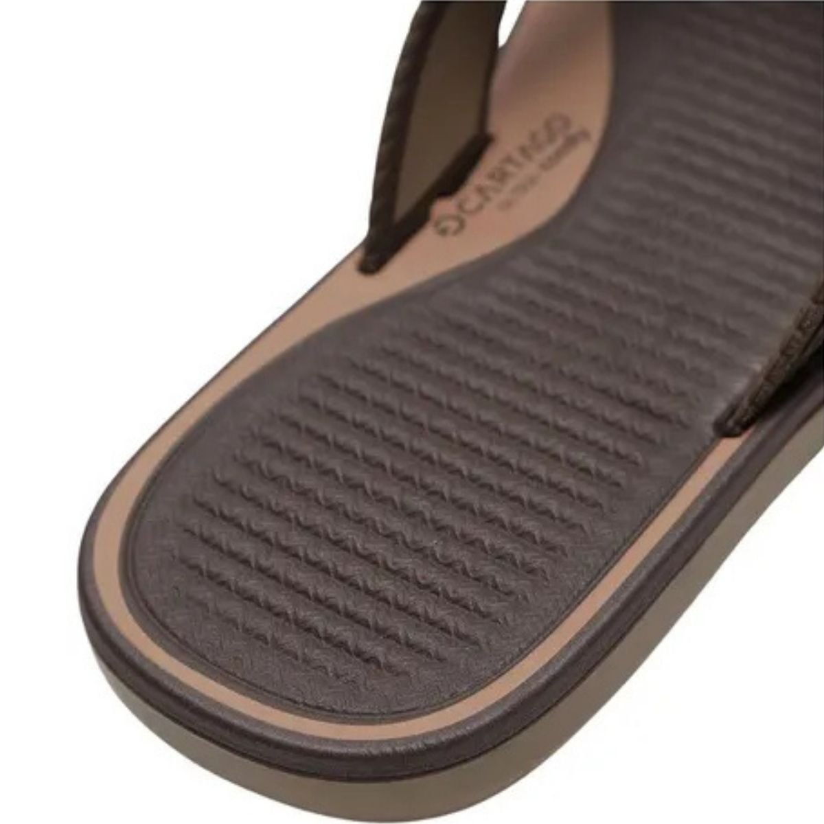 Chinelo Cartago Mali XV Masculino Bege Marrom 12509 Bege/Marrom 4