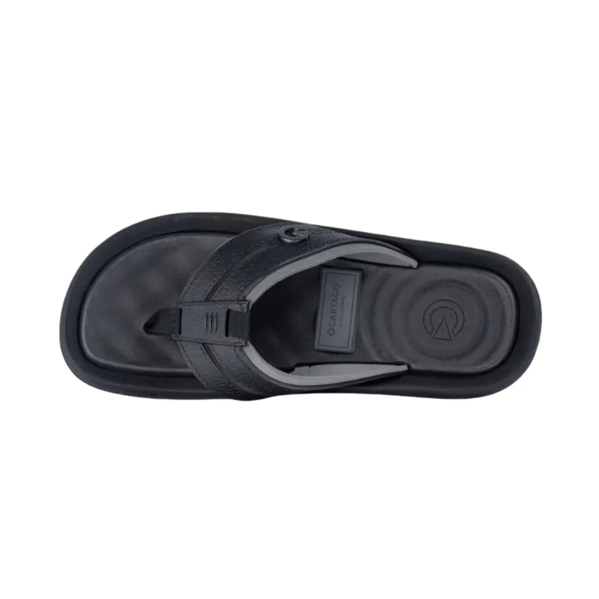 Chinelo Cartago Fuji Masculino Preto Cinza Conforto Diario Preto/Cinza 5