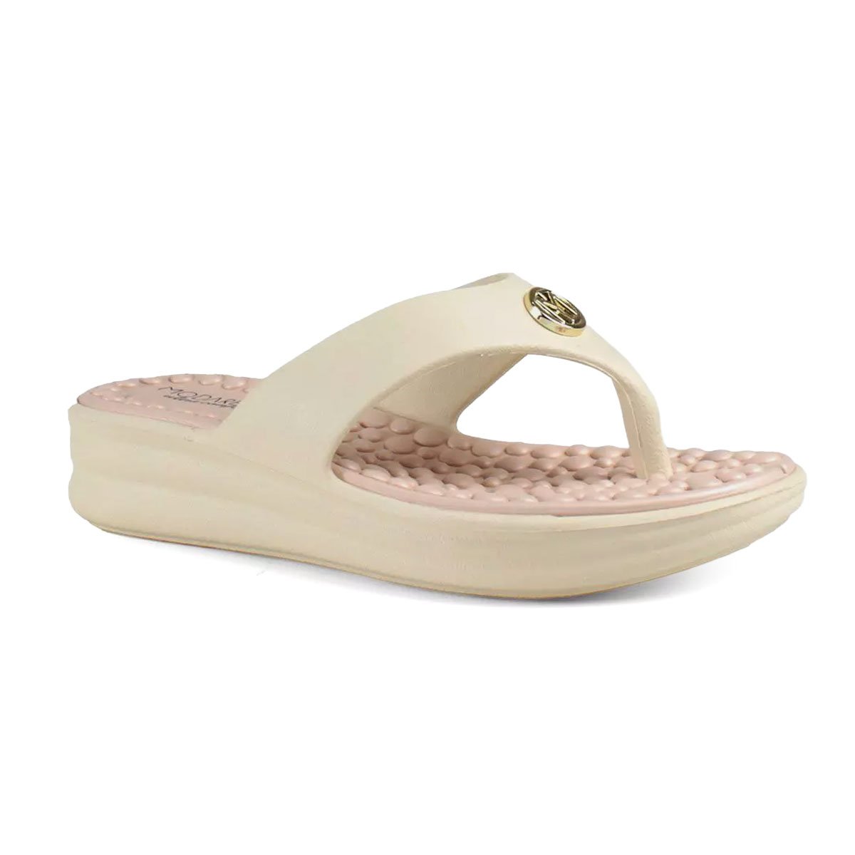 Tamanco Modare Feminino Creme Conforto para o Dia a Dia