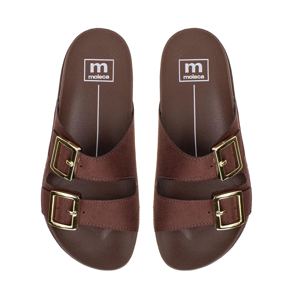 Tamanco Feminino Moleca Camurca Flex Chocolate Super Leve Chocolate 2